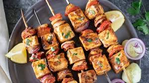Achari Paneer Shashlik (V)